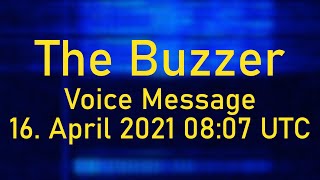 UVB76 The Buzzer Voice Message 16 April 2021 0807 UTC [upl. by Knick]