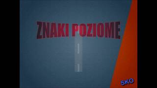 Znaki poziome 5 z 5  do nauki Prawo jazdy [upl. by Boulanger512]