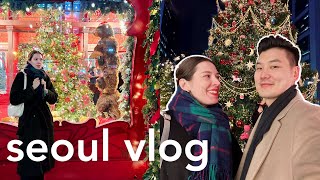 The magic of christmas in seoul🎄✨sightseeing cafe hoping cozy vibes ☕ Korea vlog [upl. by Clara199]