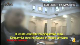 La Gabbia  Equitalia ti fa impazzire 23032014 [upl. by Aivax]