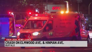 4 injured in crash on Elmwood and Hinman early Thursday [upl. by Lonni]