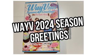 Unboxing WayV 2024 season greetings 💚 [upl. by Eillac]