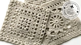 TULIP GRANNY SQUARE  FREE CROCHET PATTERN [upl. by Duaner308]