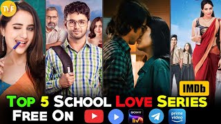 Top 5 College Love Life Romantic Web series In Hindi  Web Series On Youtube  Review Reaction [upl. by Gussy]