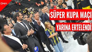 FIBA Kadınlar Süper Kupa maçı çıkan olaylar nedeniyle yarına ertelendi [upl. by Merkley579]