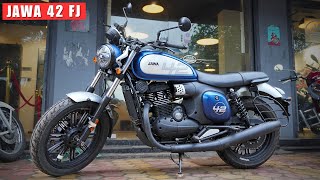 2024 JAWA 42 FJ Detailed Review  On Road Price amp All Colors  Mileage  Compare with JAWA 42 21 [upl. by Kevan524]