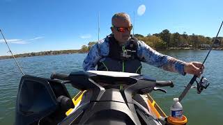 SeaDoo Fish Pro Trophy Awesome Fishing Video [upl. by Aleuqahs]