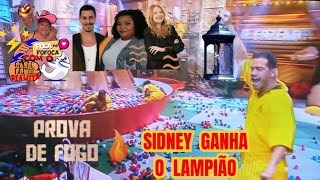 SIDNEY GANHA A PROVA DE FOGO CONTRA SACHA FLORA E JÚLIA PISCINA DE BOLINHAS PLAYPLUS provadefogo [upl. by Modla]