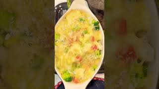 mixed veggies macaroni gratin food foodie [upl. by Enaek]