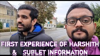 Vlog 002  First Experience of Harshith and Sublet Information [upl. by Htebyram]