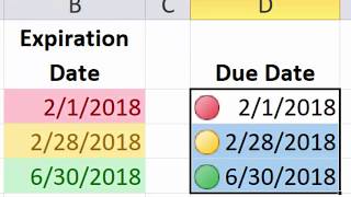 Excel Essentials  Level UP  Conditional Formatting for Due Dates and Expiration Dates [upl. by Bocaj]