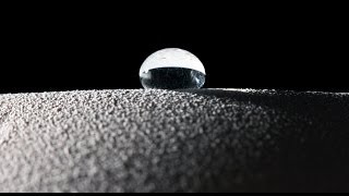 Engineers bounce water off superhydrophobic surfaces [upl. by Millard]