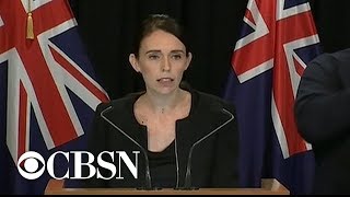 New Zealand prime minister quotOur gun laws will changequot [upl. by Eejan]