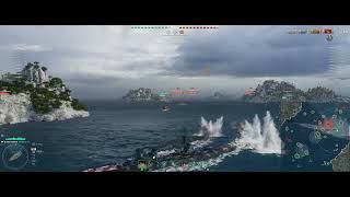 WoWS Replay Duca DAosta  Gegen T8 und überleben [upl. by Norihs616]