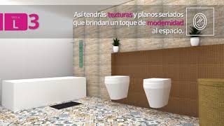 Baños Alfa Talla L  Dale vida a tu baño grande ¡A todo color [upl. by Iggie]