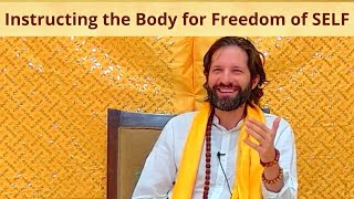 Instructing the Body for Freedom of SELF Rishikesh India Retreat [upl. by Ybok765]