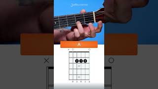 How to play the A Chord on Guitar its so easy Shorts [upl. by Ortrud976]