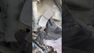 How to remove the front brake pads of an ATTRAGE [upl. by Teragramyram]