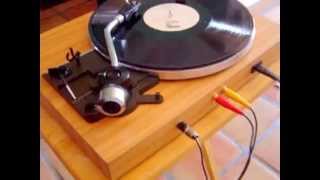 PANASONIC RD3500 TURNTABLE FULLY RESTORED BAMBOO WOOD DEMONSTRATION [upl. by Sibilla]