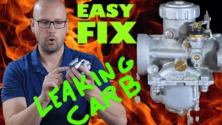 How To Fix a Leaking Carburetor [upl. by Leroj]