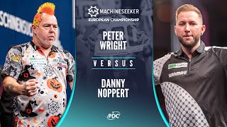 PDC European Championship 2023 SemiFinal Peter Wright vs Danny Noppert 2023 10 29 HUN [upl. by Anirtac]