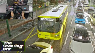 The Bus  Most Realistic Bus Simulator  Logitech G29 Steering Wheel amp Gear Shifter Gameplay [upl. by Kenneth438]