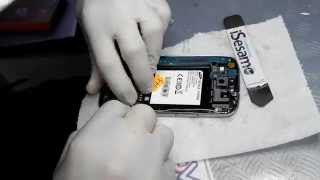 Sostituzione e Riparazione Vetro Vetrino Samsung Galaxy I9300 S3 Moveit [upl. by Satterfield]