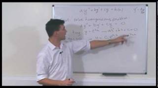 Second Order Inhomogeneous Differential Equations  The Maths Faculty [upl. by Ozmo]