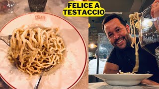 Felice a Testaccio Roma Miglior Cacio e Pepe di Roma La Mia Esperienza Consigliatissimo [upl. by Eelarak]