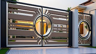 300 TOP Modern Gate Design Ideas 2024  Iron Wooden amp Steel Gates for House Exterior Wall Design [upl. by Tedi]