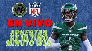 Pronósticos NFL 2023 Semana 15 Consejos de apuestas de último minuto [upl. by Ydissahc]