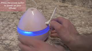 How to use the Vivitar Essential Oil Diffuser F19EODLP [upl. by Saunders]