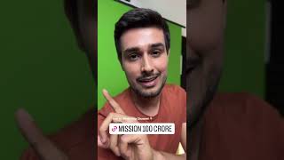 Mission 100 Crore Votes  Join Our WhatsApp Channel Link in Comment Section  Dhruv Rathee [upl. by Alinna]