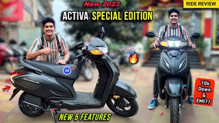 Finally 😱 Honda Activa OBD2 Special Edition Ride Review New Model 2023  Price Mileage Features Emi [upl. by Ilyk]