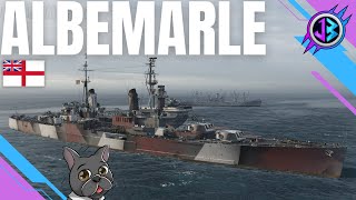 ALBEMARLE  Mastino britannico molto interessante  World of Warships [upl. by Naehgem]