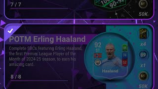 POTM ERLING HAALAND  HAALAND HYBRID SBC SOLUTION  MADFUT 25 [upl. by Ennahteb]