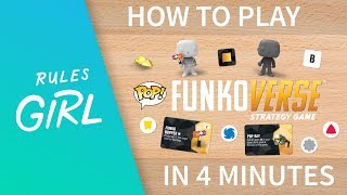 How to Play Funkoverse in 4 Minutes  Rules Girl [upl. by Luckett]