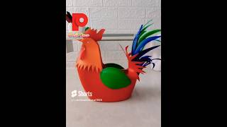 Gallo hecho con botellas reciclables manualidades craft diy [upl. by Acirrehs]