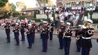 1st Marine Division Band  Disneyland  Veterans Day 2013 [upl. by Onig]