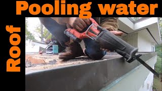 Flat Roof Drain  How it works and best practice [upl. by Neona310]