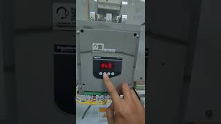 CARA SETTING SOFT STARTER SCHNEIDER ALTISTAR 48 [upl. by Yensehc]