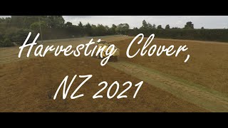 Harvesting clover NZ 2021 [upl. by Lucchesi]