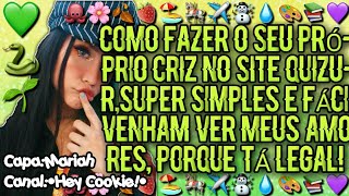 🐙💕Como Criar Seu Próprio Quiz No Quizur 🔐🐙💕 [upl. by Lyford]