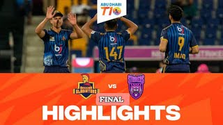 DEG vs NYS T10 League 2023 Final Match Highlights 09 Dec 2023  T10 League 2023 today Highlights [upl. by Yttiy130]