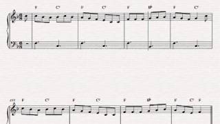 Free easy piano sheet music Streets Of Laredo [upl. by Nurav754]