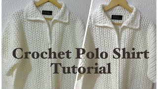 How To Crochet A Polo Shirt [upl. by Ciapha]