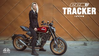 Unleashing The Thrills  CCM Tracker British Motorcycle Review [upl. by Yramliw534]