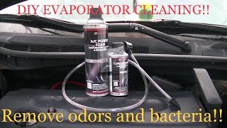 How to Deodorize Disinfect and Refresh your cars AC system of mold and mildew [upl. by Rhodes]