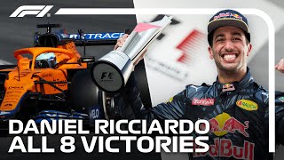 EVERY Daniel Ricciardo Win Of His F1 Career [upl. by Adnahsam]