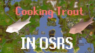 OSRS  Cooking Guide  How To Cook Trout [upl. by Hasile]